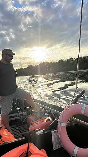 Alexis Fouché, association Endremage - Balade en bateau traditionnel