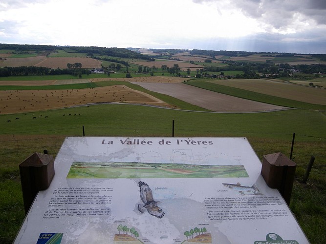 Panorama sur la vallée de l'Yères