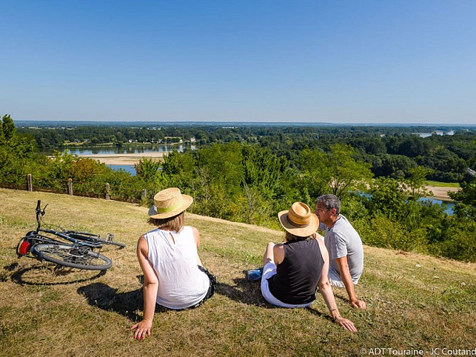 Panorama sur la confluence Vienne et Loire