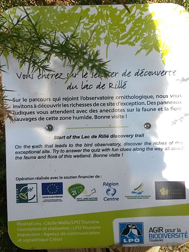 Sentier de découverte du lac de Rillé