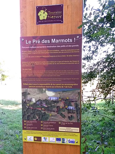 Parcours ludiquo-sensoriel "Le Pré des Marmots !"