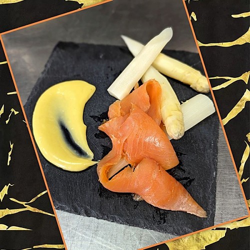 Le Val Joli Vouvray -entrée saumon