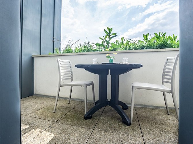 City Résidence Tours - Terrasse
