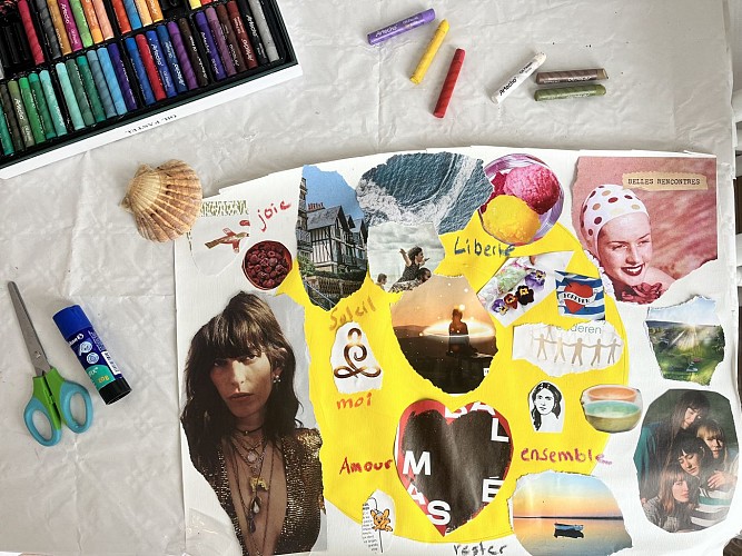 Expression libre en arts plastiques (peinture, pastel et collage 2)