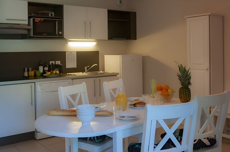 Goélia Résidence du Parc - vue cuisine