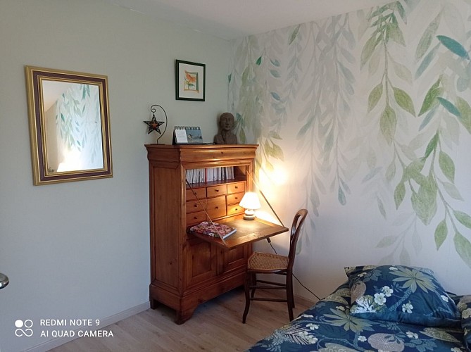chambre zen bureau