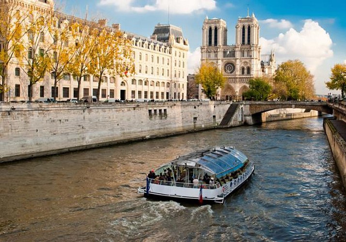 Pase de transporte de París: metro, autobús, RER y tranvía ilimitado + crucero por el Sena