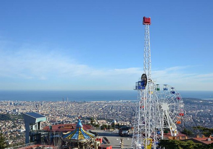 Ticket to the Tibidabo Amusement Park in Barcelona