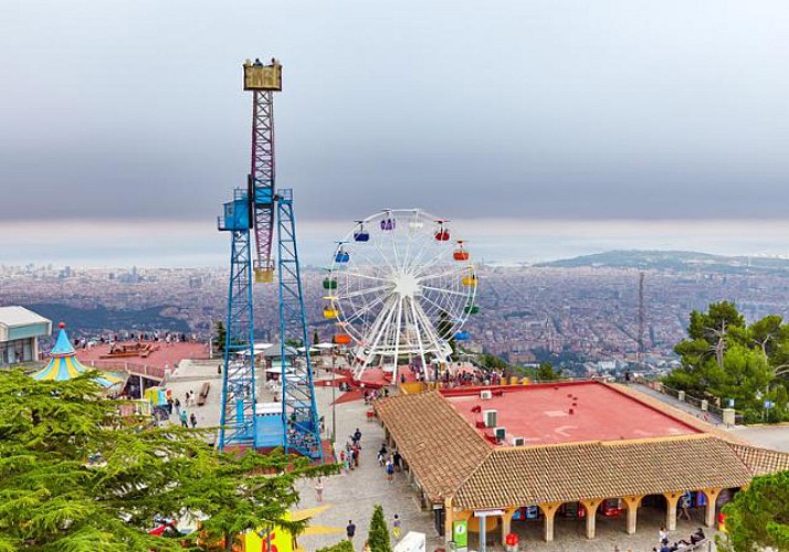 Ticket to the Tibidabo Amusement Park in Barcelona