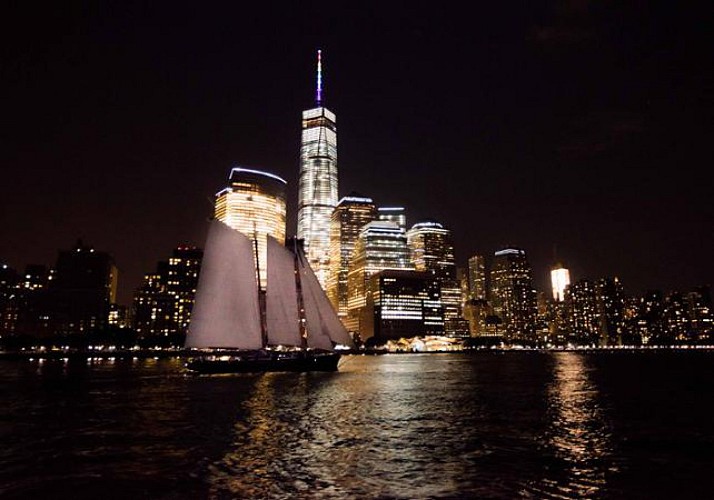 Sailboat Cruise in New York by Night