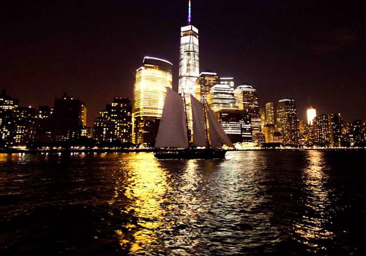 Croisière en voilier à New York de nuit