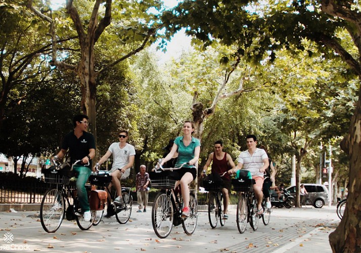 Découverte de Shanghai à vélo le matin