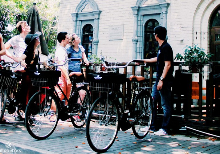 Découverte de Shanghai à vélo le matin