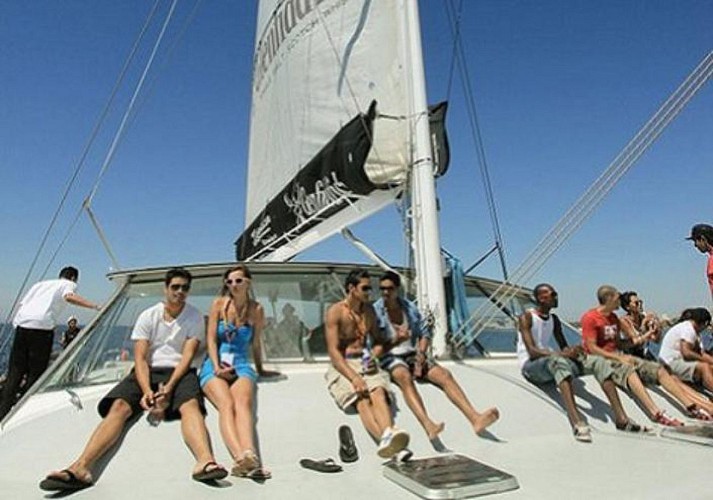 Crucero en catamarán a lo largo de Cape Town – Durante el día o la puesta de sol