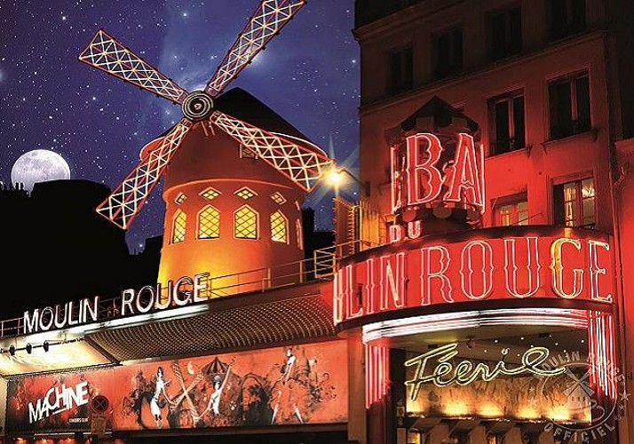 Moulin Rouge París - Revista cabaret a las 23:00