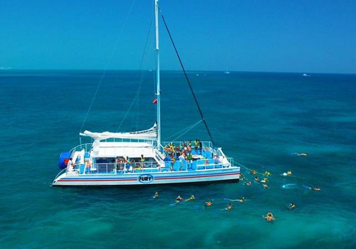 Croisière en catamaran à Key West & plongée avec tuba dans le récif corallien (boissons incluses)