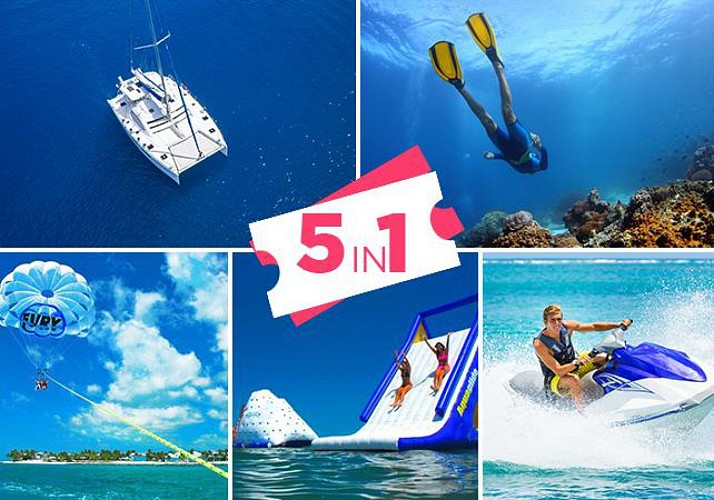 Key West Ultimate Adventure: including cruise, water-park, parasailing, jet-skiing & banana boat