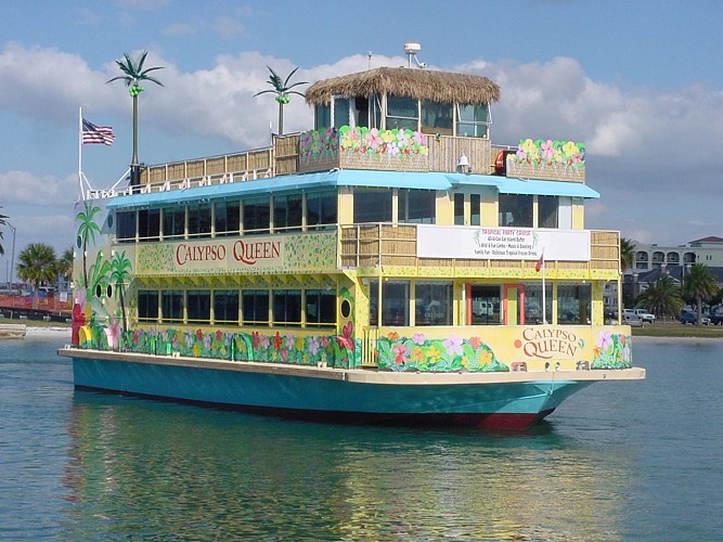 Dinner Cruise in the Gulf of Mexico: Tropical Party Theme – Departing from Clearwater