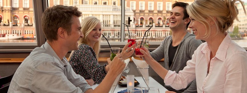 Dîner croisière à Amsterdam avec un chef cuisinier