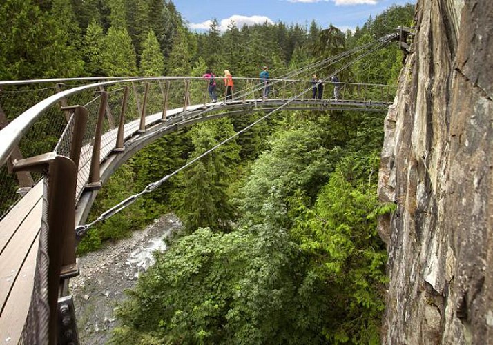 Capilano Suspension Bridge Crossing and Walk amongst the Tree Tops