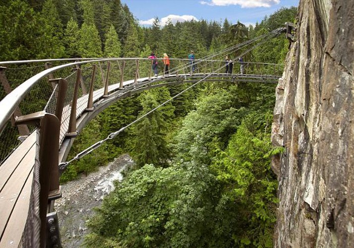 Capilano Suspension Bridge Crossing and Walk amongst the Tree Tops