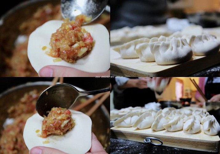 Atelier de cuisine et visite d'un marché chinois traditionnel à Pékin