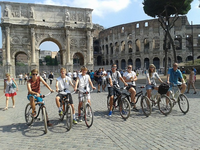 Visita de Roma en bicicleta