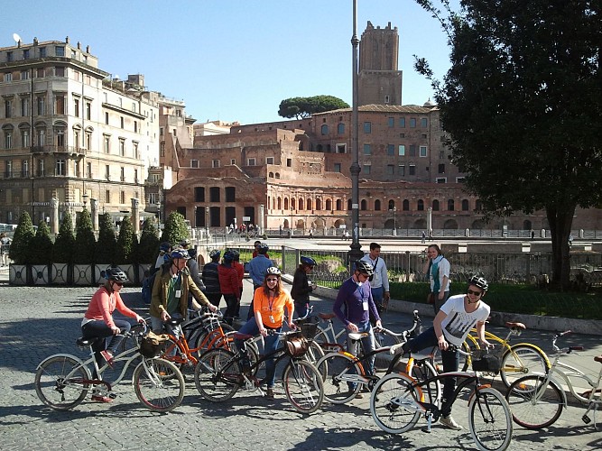 Visite de Rome en vélo