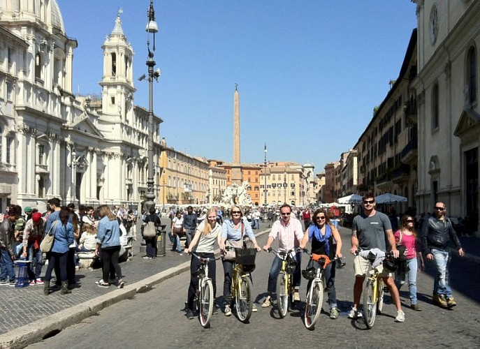 Visita di Roma in bici