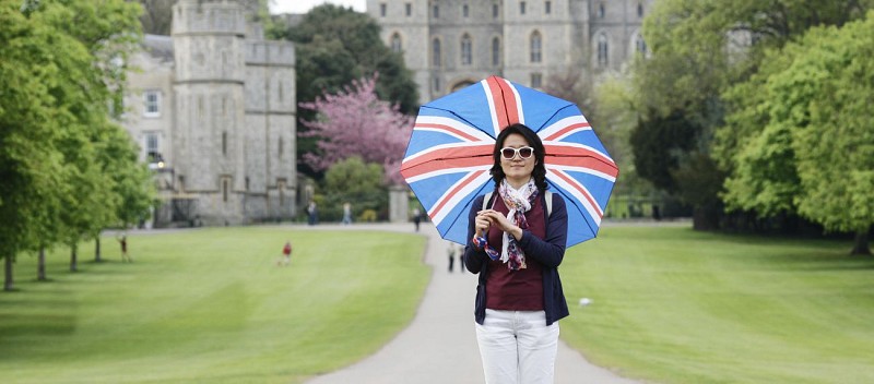 Visita al Castillo de Windsor por la tarde