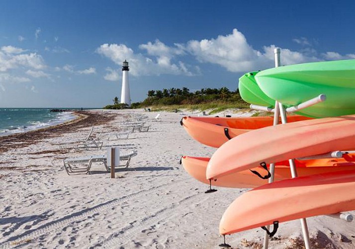 Tour en vélo et balade en Kayak à Miami Beach