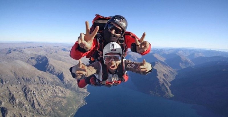 Saut en parachute à Queenstown