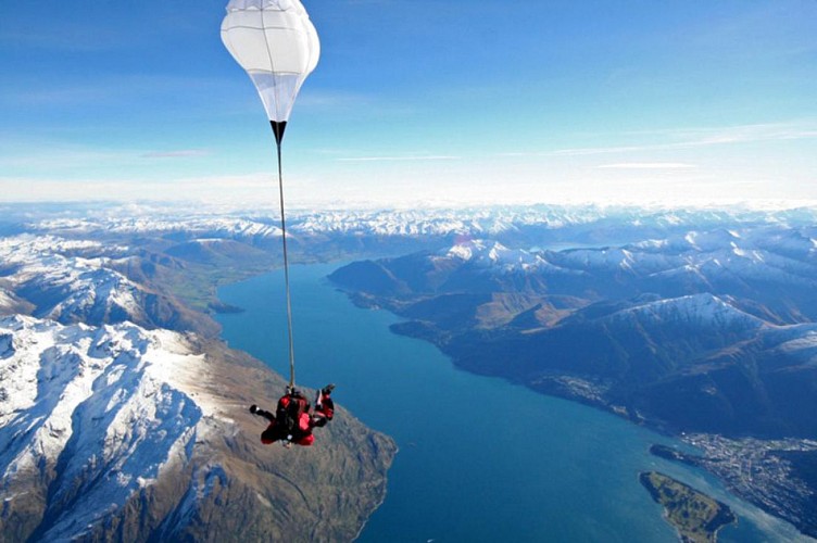 Saut en parachute à Queenstown