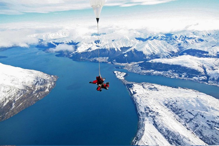 Saut en parachute à Queenstown