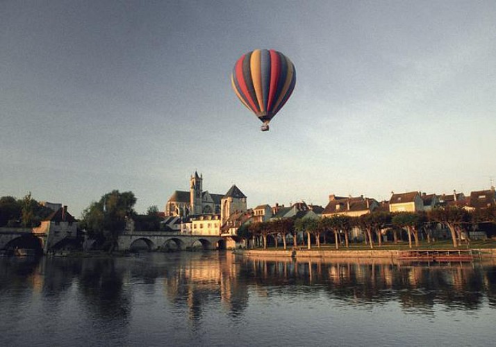 Volo in mongolfiera a Fontainebleau