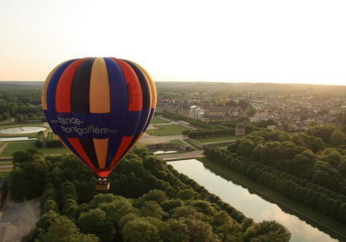 Volo in mongolfiera a Fontainebleau