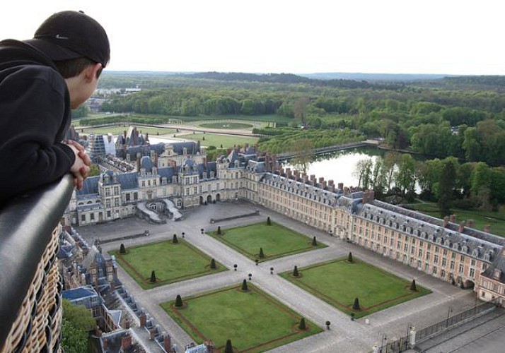 Volo in mongolfiera a Fontainebleau