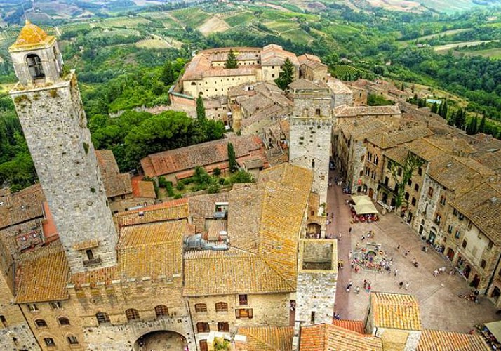 Excursion to San Gimignano & Montalcino – Departing from Siena