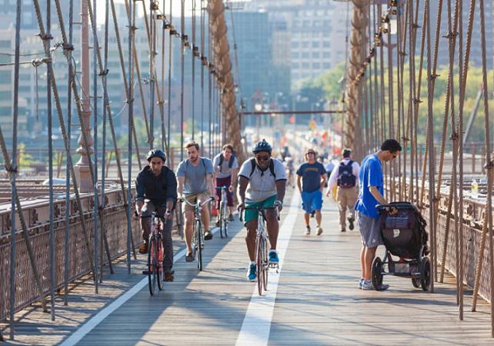 Tour guidato in bici di Brooklyn & del Ponte di Brooklyn a New York