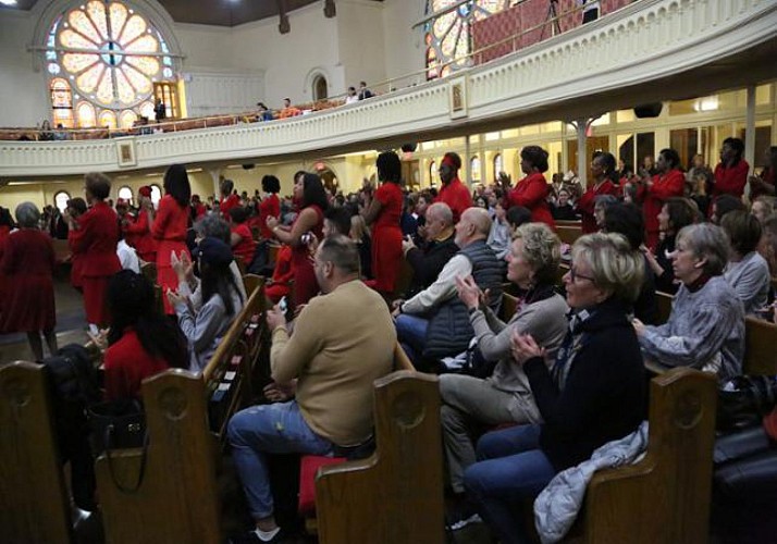 Visita guidata a piedi di Harlem & Messa Gospel