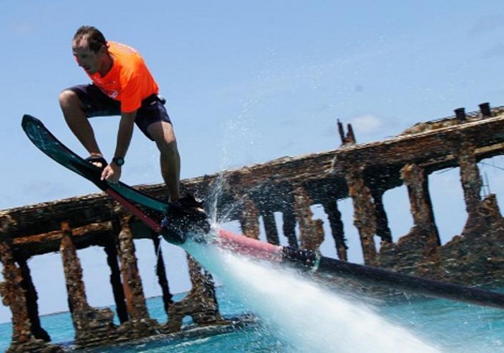 Jetpack und Flyboard Session und Bootsfahrt in der Bucht von Miami