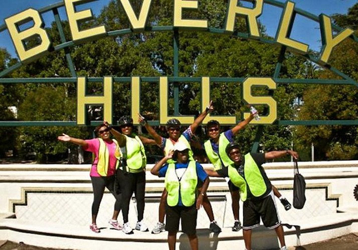 A la découverte des maisons de stars de Beverly Hills à vélo – Visite libre avec un iPad et location pour 4 heures