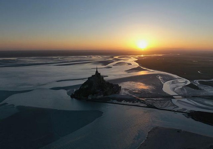 Survol du Mont-Saint-Michel en ULM ou autogire - 20min