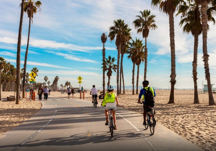 Guided Bike Tour of Los Angeles – 50km route