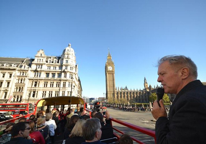 Tour de Londres en autobús de dos pisos en navidad