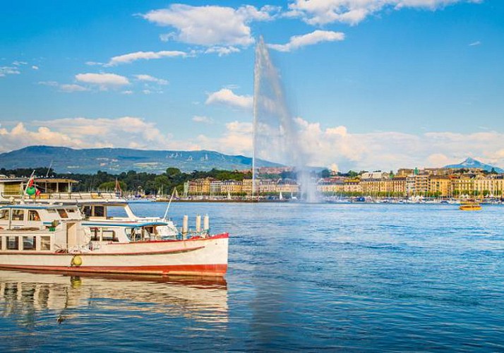 Steamboat Cruise From Lausanne to Geneva