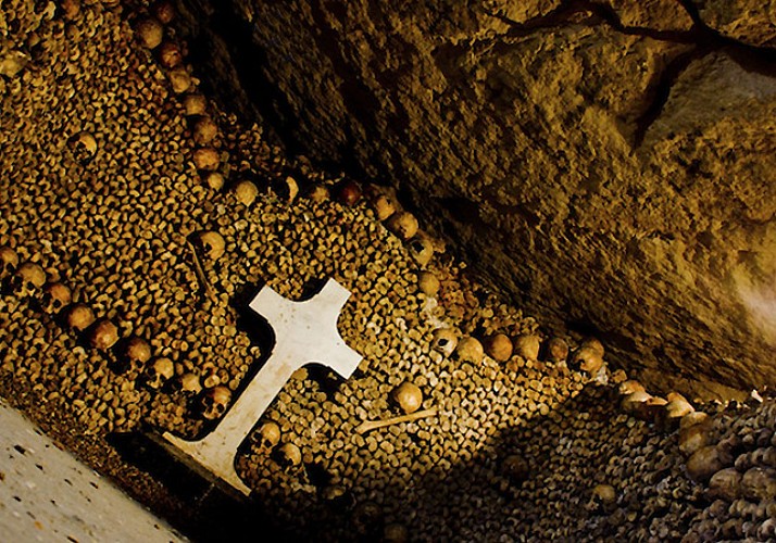 Visite guidée des catacombes - coupe file (en anglais exclusivement)