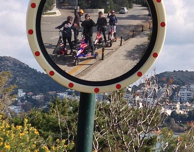 Guided Trikke Ride on the Athenian Coast