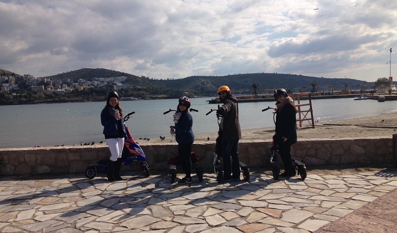 Guided Trikke Ride on the Athenian Coast