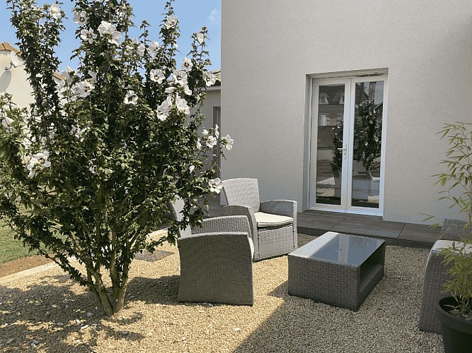 Terrasse privée à votre disposition